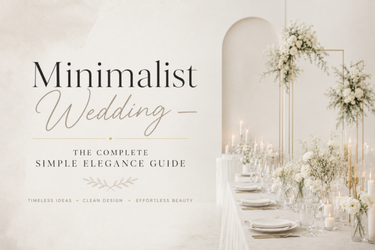 Minimalist Wedding — The Complete Simple Elegance Guide