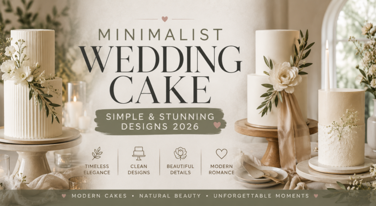 Minimalist Wedding Cake — Simple & Stunning Designs 2026
