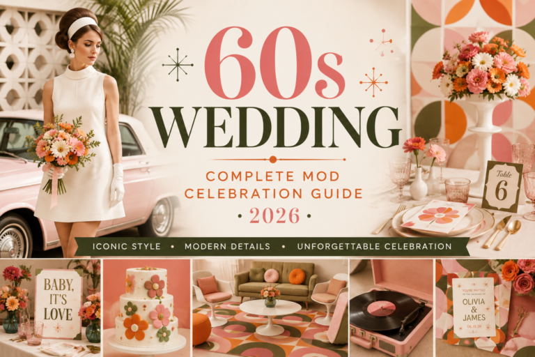 60s Wedding — Complete Mod Celebration Guide 2026