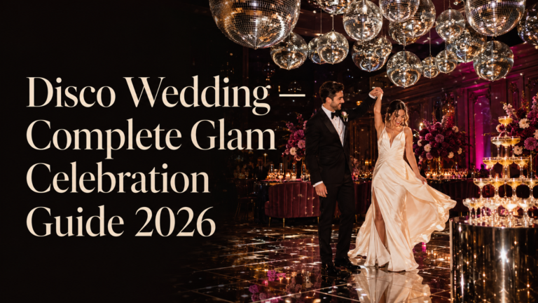 Disco Wedding — Complete Glam Celebration Guide 2026