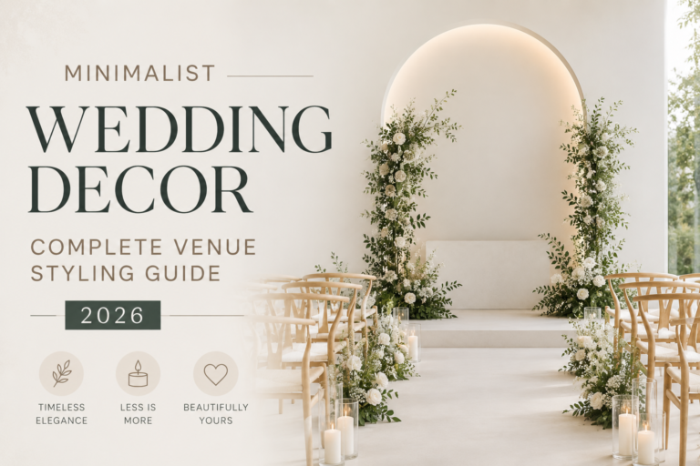 Minimalist Wedding Decor — Complete Venue Styling Guide 2026