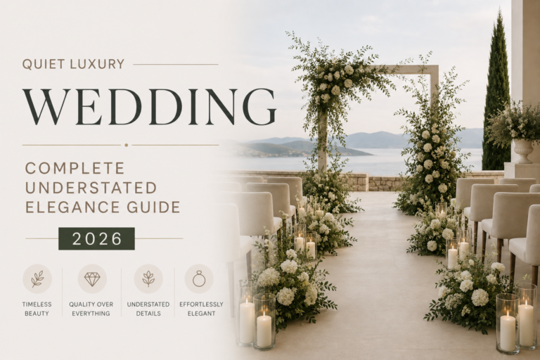 Quiet Luxury Wedding — Complete Understated Elegance Guide 2026