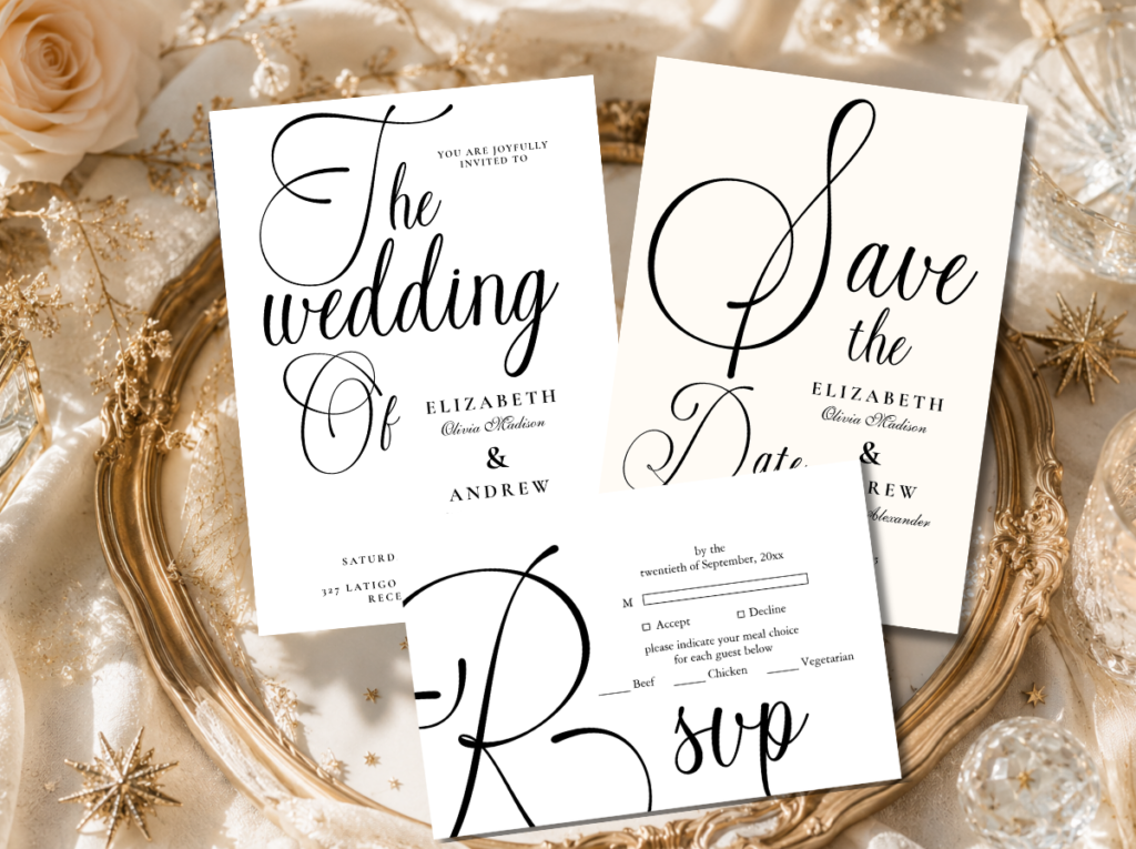 Minimalist Wedding Decor