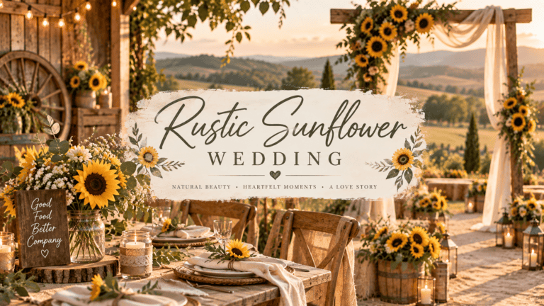 Rustic Sunflower Wedding