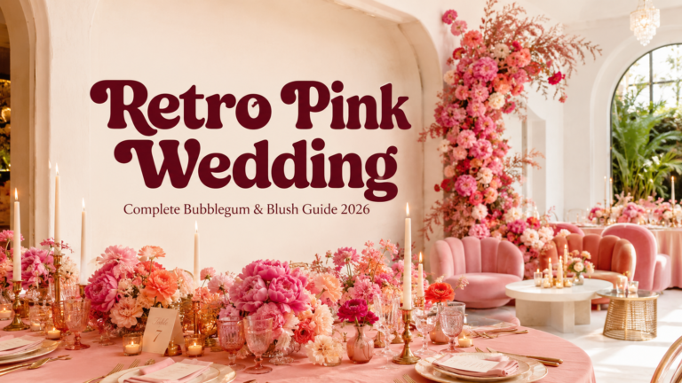 Retro Pink Wedding — Complete Bubblegum & Blush Guide 2026