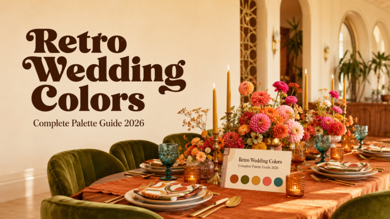 Retro Wedding Colors